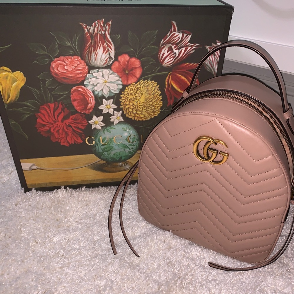Gucci GG Marymount Matelessé Backpack 🎒